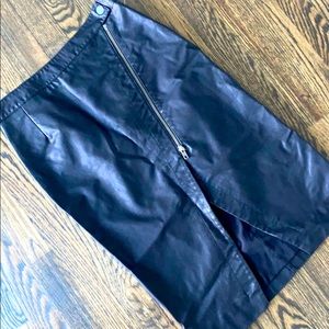 Free people leather skirt